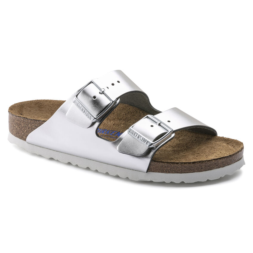 BIRKENSTOCK 100596 METALLIC SILVER